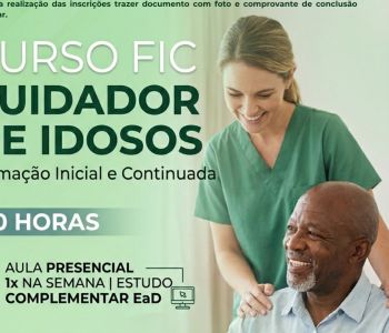 Campus Palmas abre inscrições para curso de Cuidador de Idoso