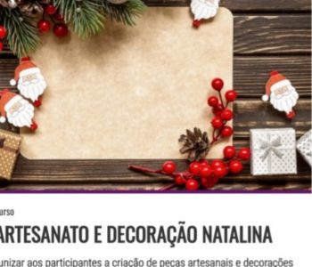 Senac Palmas oferece curso de Artesanato e Decoração Natalina em novembro